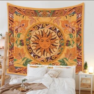 Sun & Zodiac Tapestry